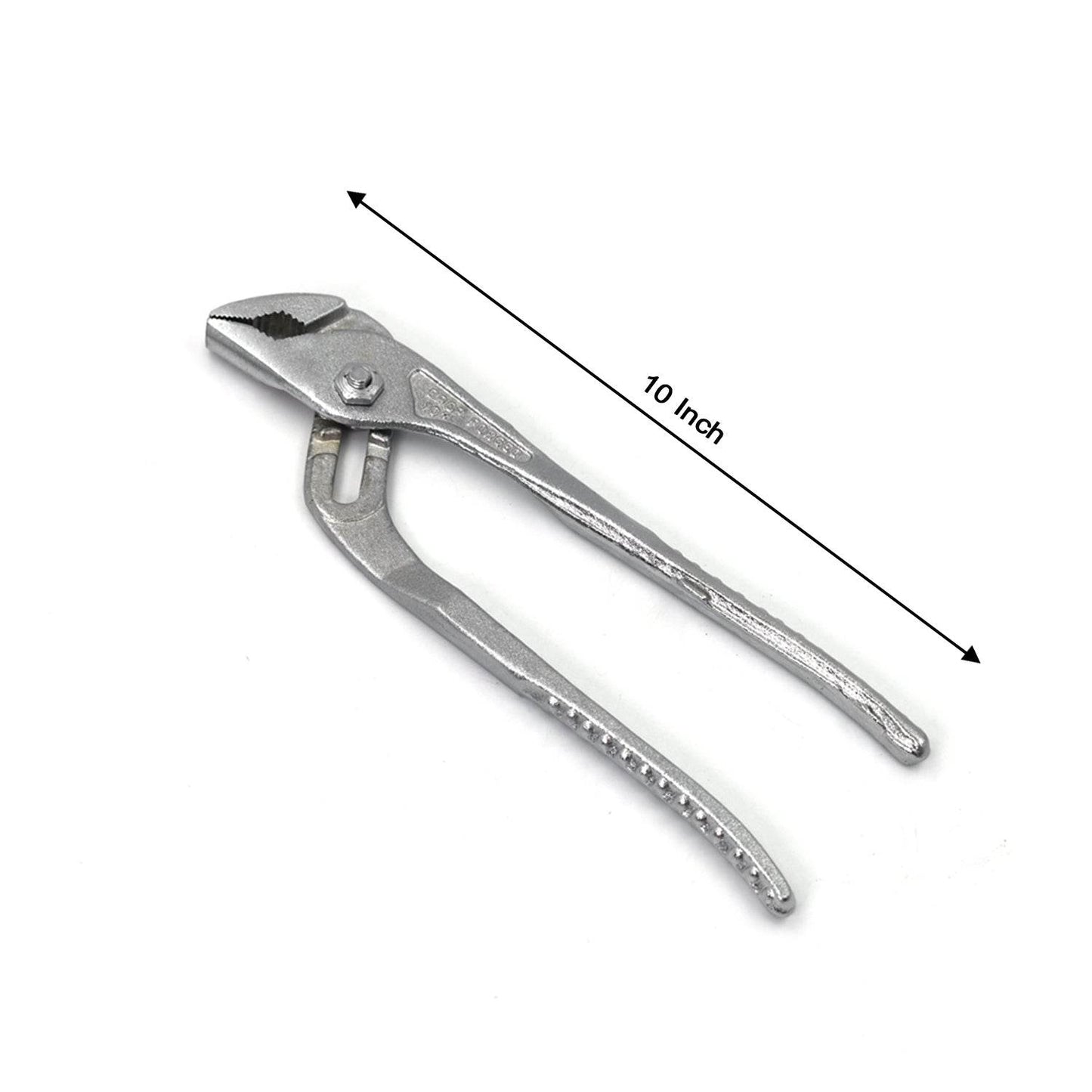 Hand Tool - Water Pump Adjustable Plier Wrench Slip Joint Type, Chrome Plated - infinityexculsivestore.com