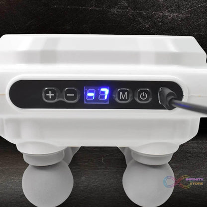 Handheld Full Body Massager 6-Head Massage Gun (1 Pc / Mix Color) - infinityexculsivestore.com