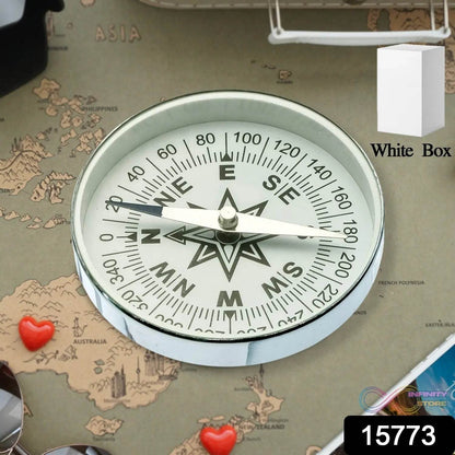 Handheld Large Compass for direction and Navigation (80 MM / 3 Inch / 1 Pc) - infinityexculsivestore.com