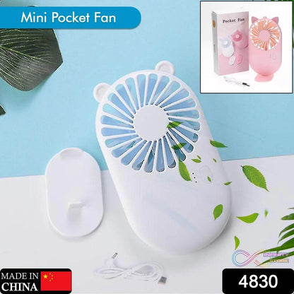 Handheld Mini Fan - USB Personal Fan with Bracket, Pocket-Sized Desktop Fan (Battery Not Included) - infinityexculsivestore.com