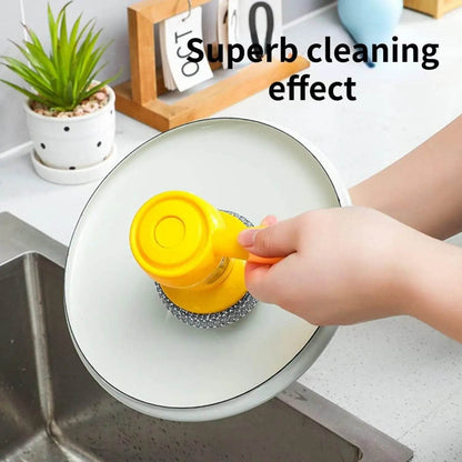 Handheld Soap Dispenser with Scrub (1 Set) - infinityexculsivestore.com