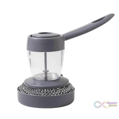 Handheld Soap Dispenser with Scrub (1 Set) - infinityexculsivestore.com