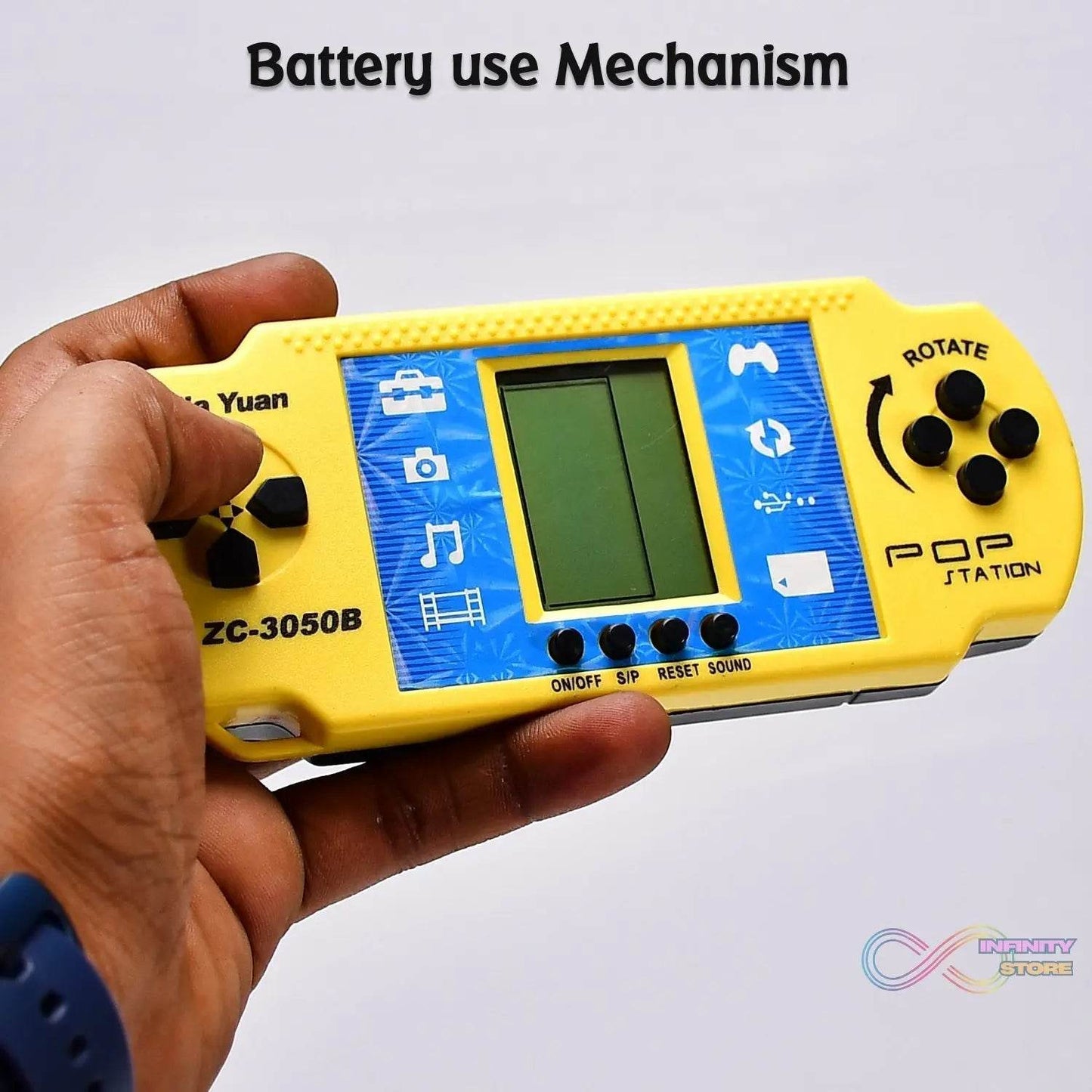 Handheld Video Game POP Station Pocket Game Toy. - infinityexculsivestore.com