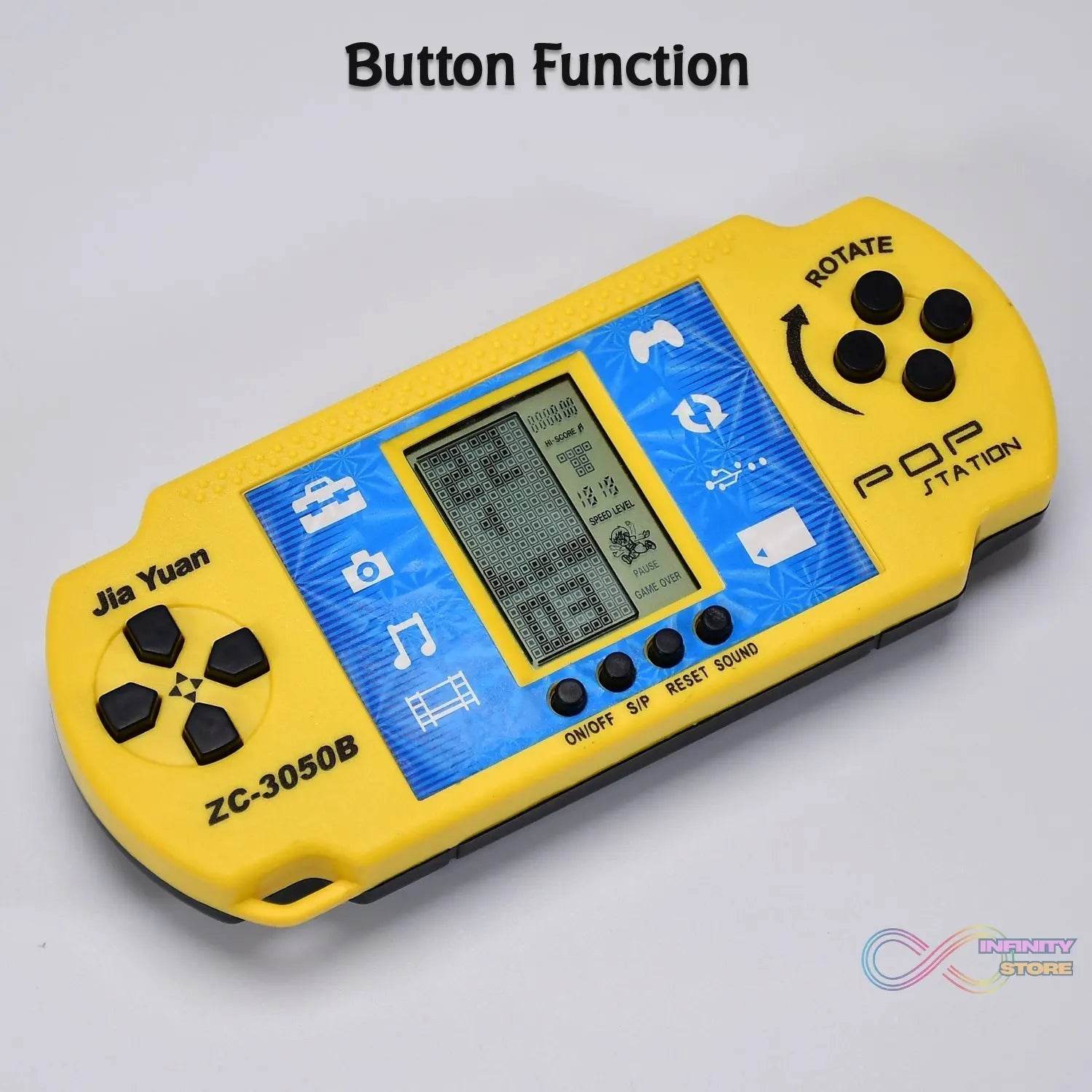 Handheld Video Game POP Station Pocket Game Toy. - infinityexculsivestore.com