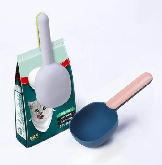 Handle Clip Function Design ABS Food-Grade Materials Pet Food Shovel - infinityexculsivestore.com
