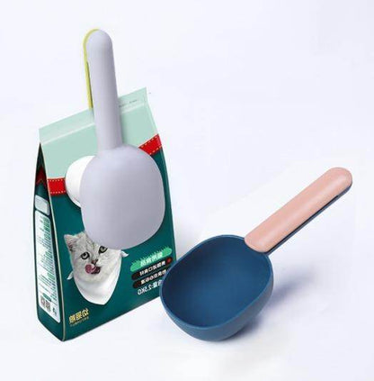 Handle Clip Function Design ABS Food-Grade Materials Pet Food Shovel - infinityexculsivestore.com