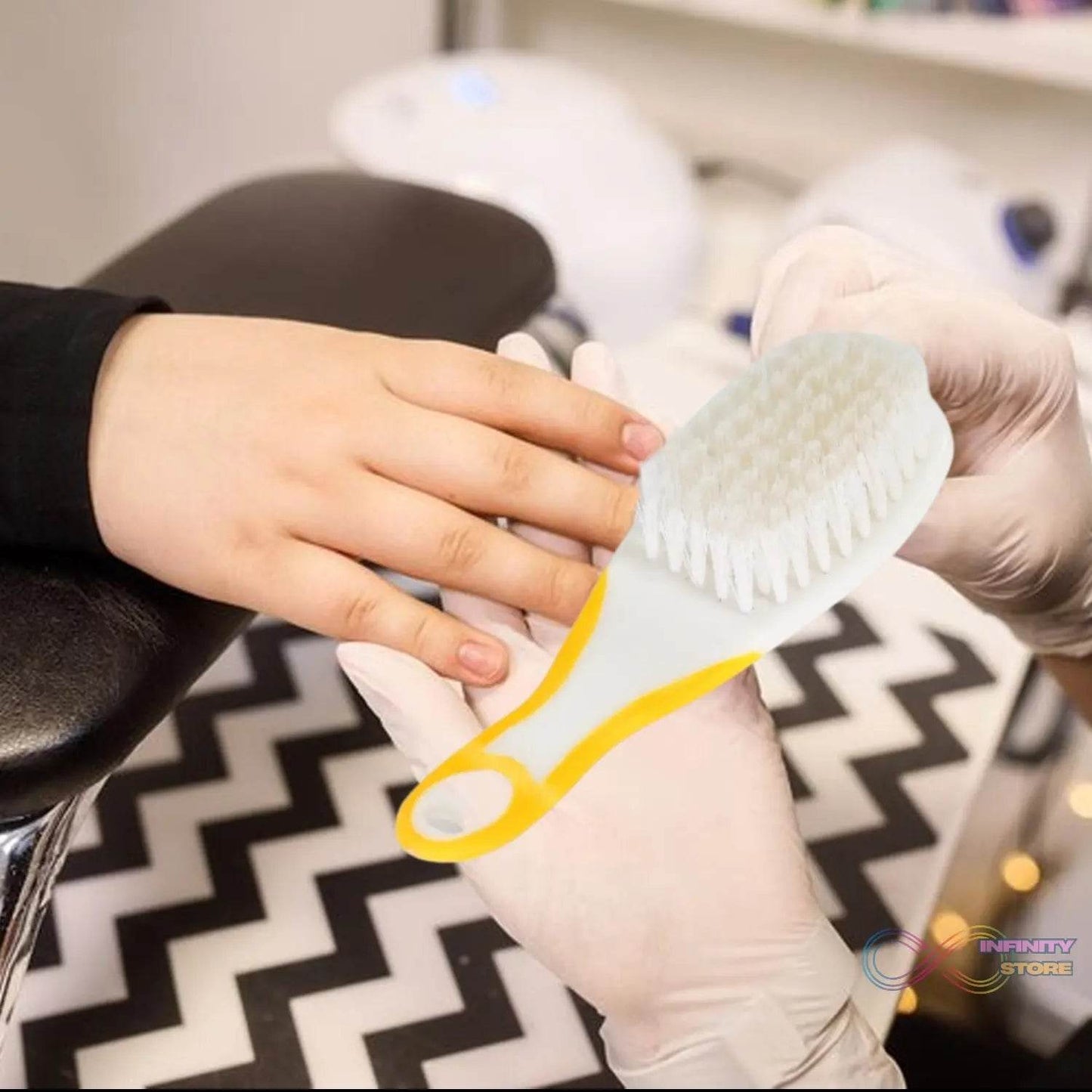 Handle Grip Nail Brush, Fingernail Scrub Cleaning Brushes for Toes and Nails Cleaner, Pedicure Brushes for Men and Women - infinityexculsivestore.com