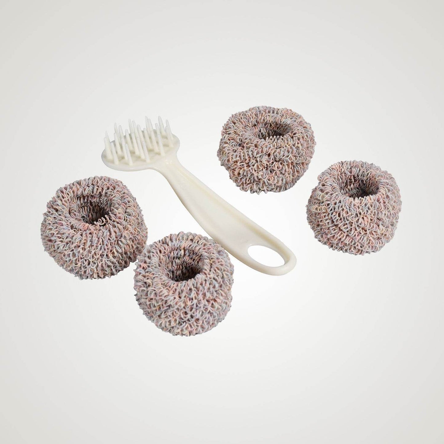 Handle Pot Dishwashing Kitchen Household Long-Handled Washing Pot Dishwashing Decontamination Cleaning Brush With Extra Brush Head - infinityexculsivestore.com