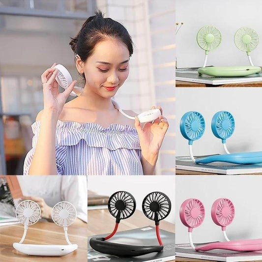 Hands-Free Wearable Neckband Fan - infinityexculsivestore.com