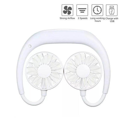 Hands-Free Wearable Neckband Fan - infinityexculsivestore.com