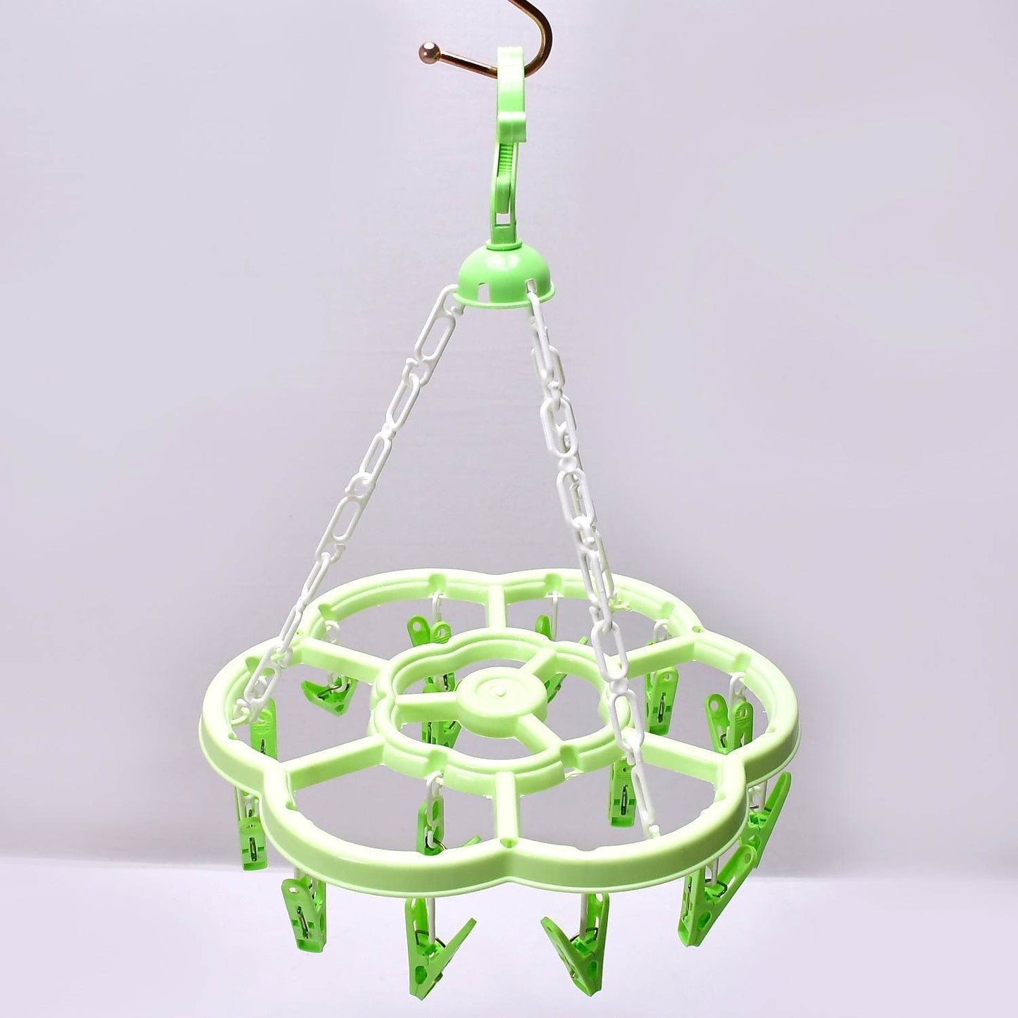 Hanger Household Plastic Hanger 15 Clips Hanger For House Use - infinityexculsivestore.com