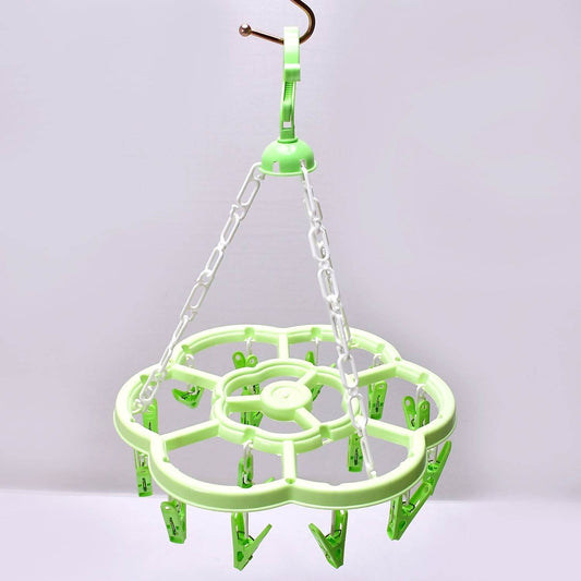 Hanger Household Plastic Hanger 15 Clips Hanger For House Use - infinityexculsivestore.com