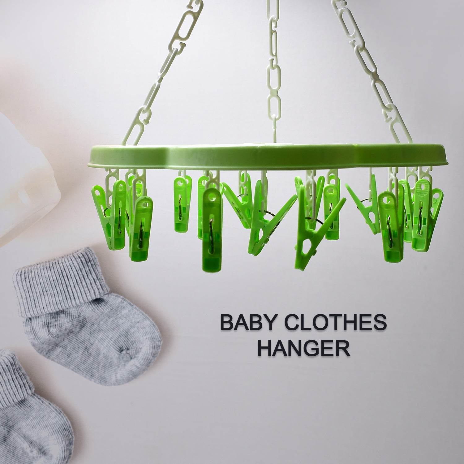 Hanger Household Plastic Hanger 15 Clips Hanger For House Use - infinityexculsivestore.com