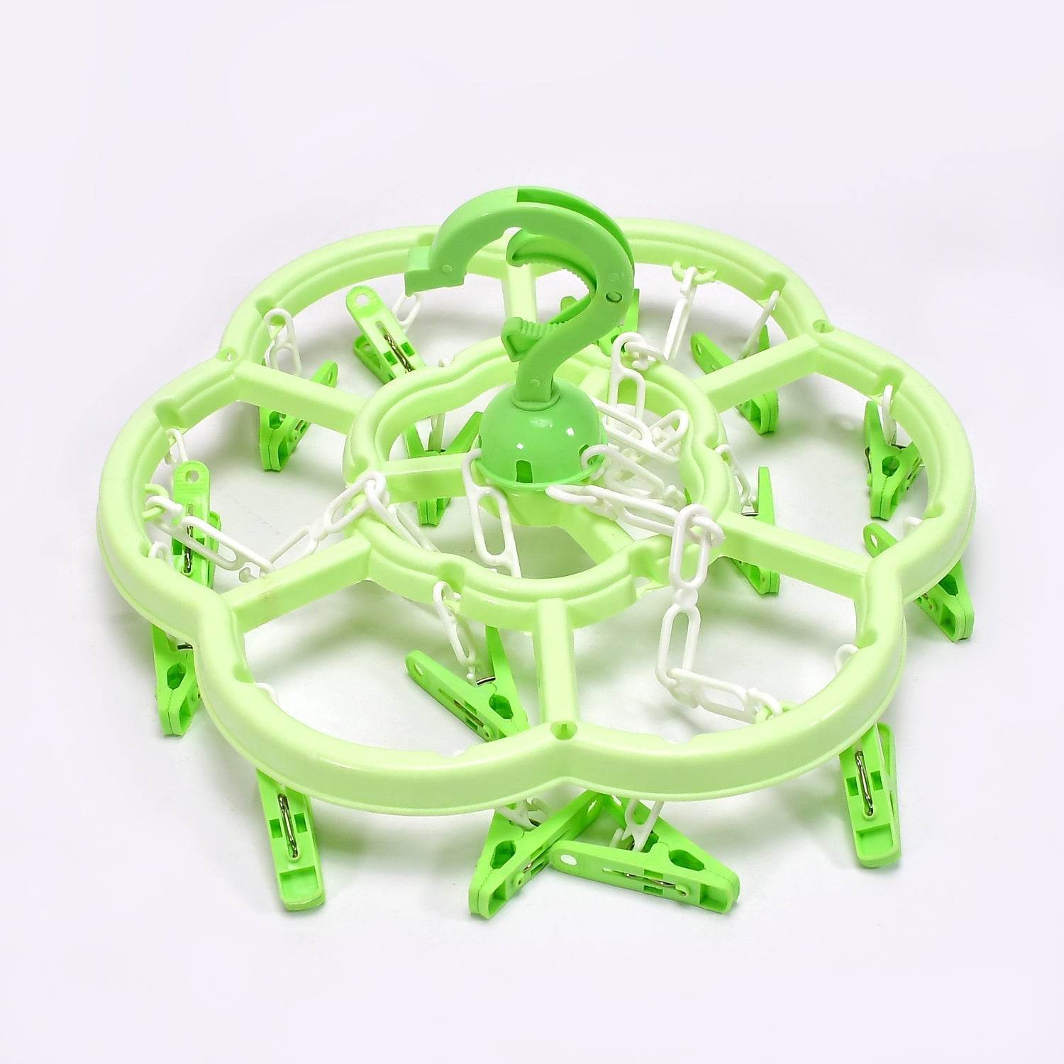 Hanger Household Plastic Hanger 15 Clips Hanger For House Use - infinityexculsivestore.com