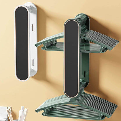 Hanger Organizer Stacker, Wall Mounted Stretchable Clothes Hanger Holder Organizer, Wall Mount Clothes Rack Organizer for Washing Machine, Hanger Storage Rack - infinityexculsivestore.com