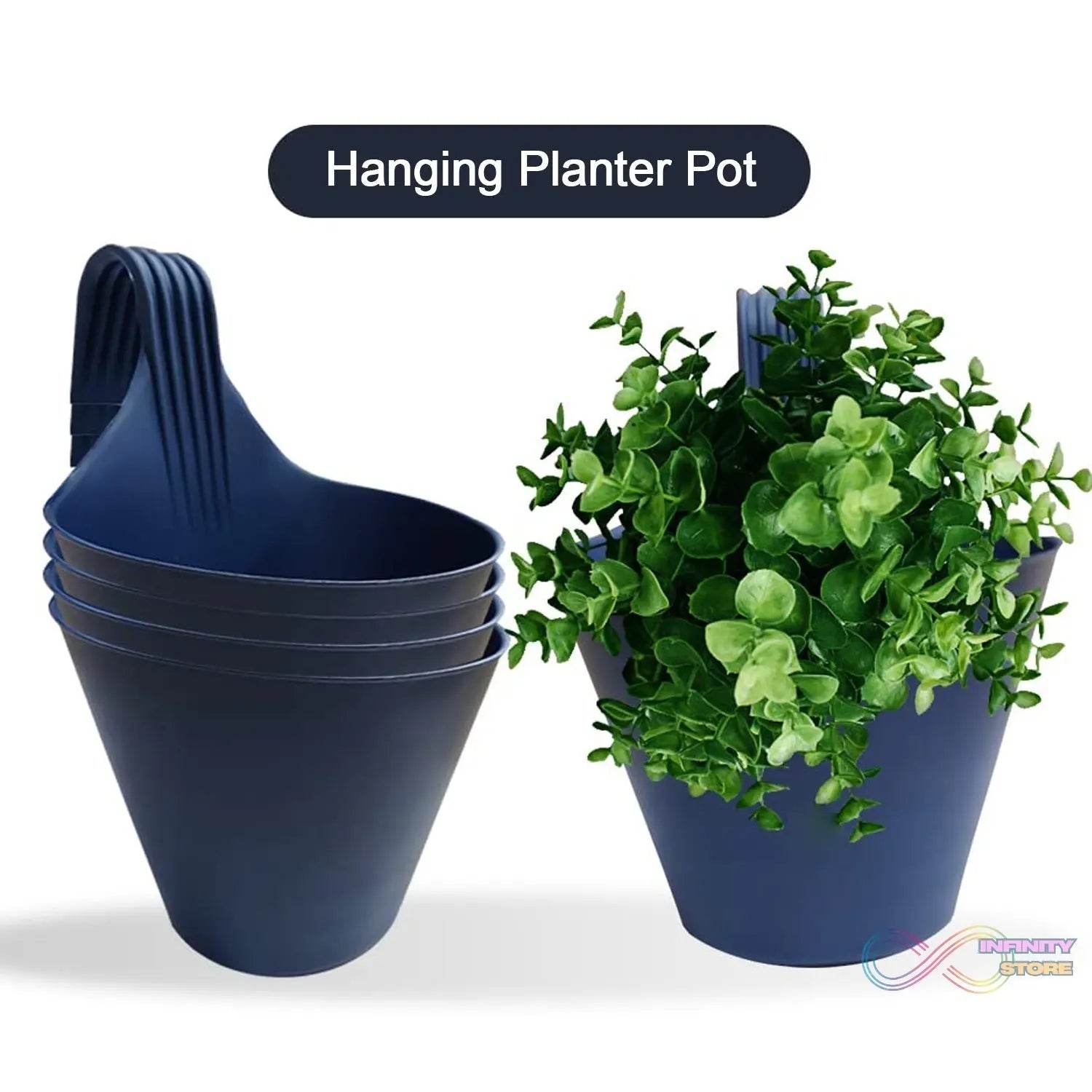 Hanging Planter Pot used for storing and holding plants and flowers in it and this is widely used in in all kinds of gardening and household places etc. - infinityexculsivestore.com