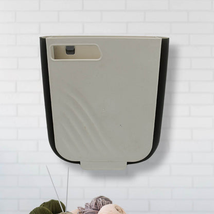 Hanging Trash Can for Kitchen Cabinet Door, Small Collapsible Foldable Waste Bins, Hanging Trash Holder for Bathroom Bedroom Office Car, Portable - infinityexculsivestore.com