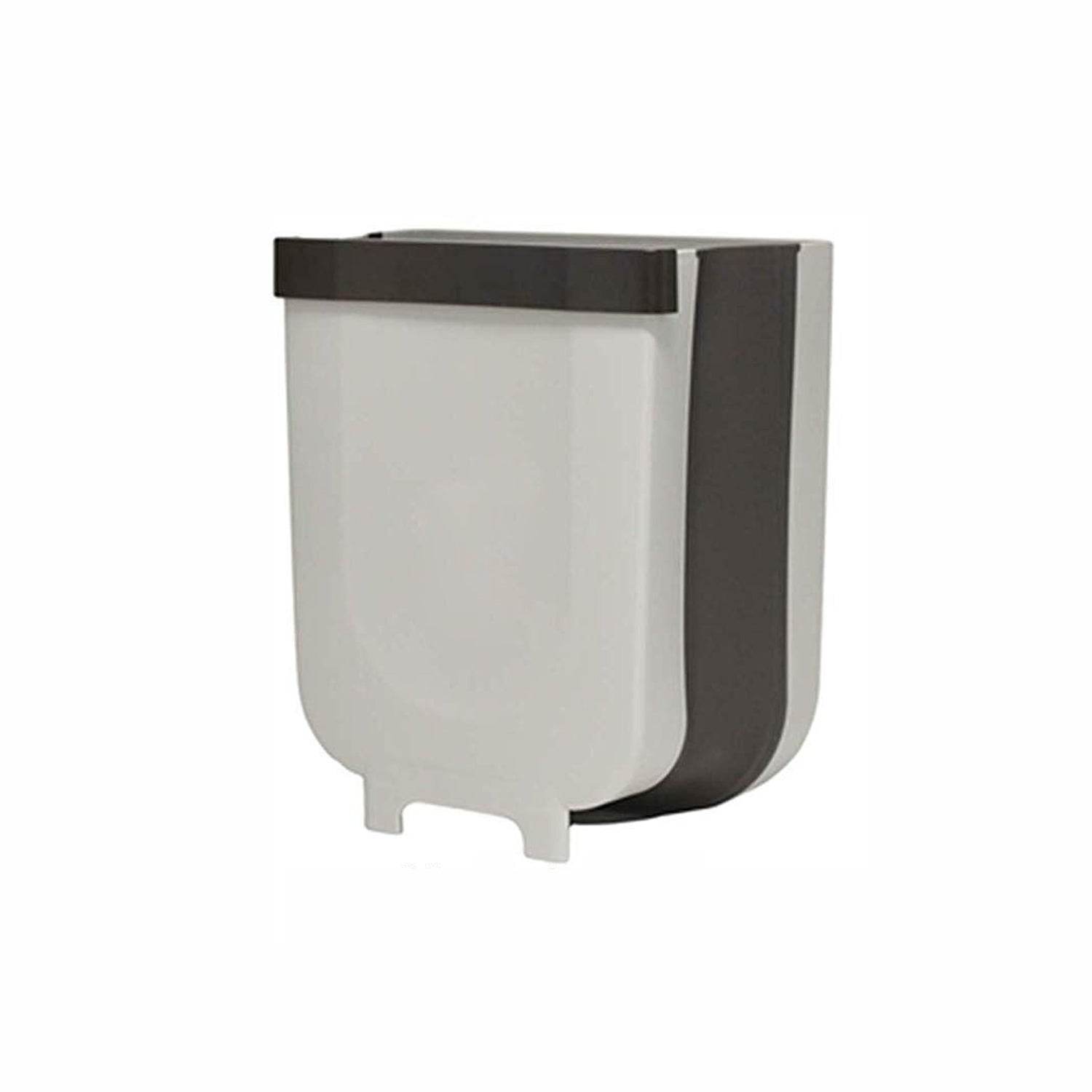 Hanging Trash Can for Kitchen Cabinet Door, Small Collapsible Foldable Waste Bins, Hanging Trash Holder for Bathroom Bedroom Office Car, Portable. - infinityexculsivestore.com