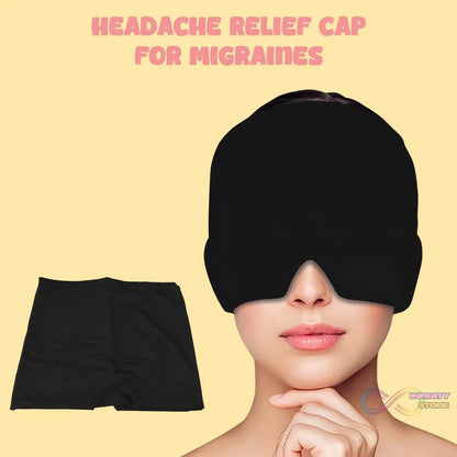 Headache Relief Hat Migraine Cap (1 pc / Black color) - infinityexculsivestore.com