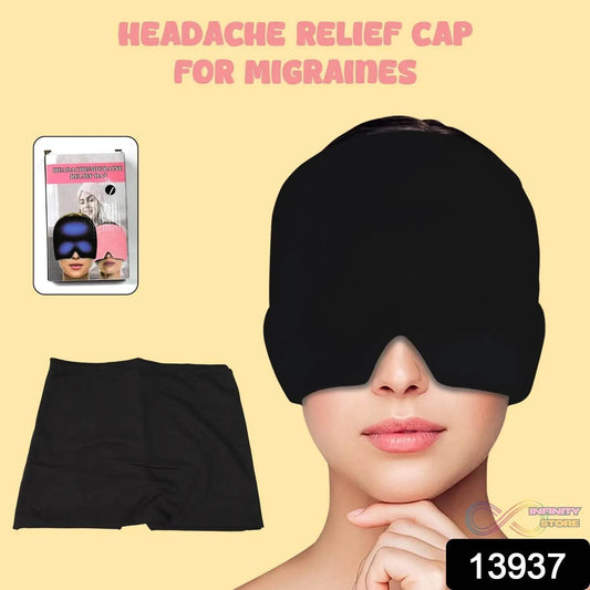 Headache Relief Hat Migraine Cap (1 pc / Black color) - infinityexculsivestore.com