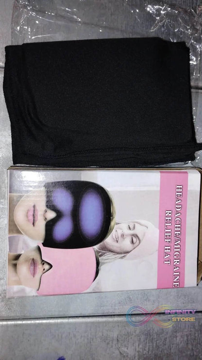 Headache Relief Hat Migraine Cap (1 pc / Black color) - infinityexculsivestore.com
