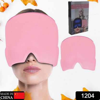 Headache Relief Hat Migraine Cap, Wearable Migraine Mask Ice Head Wrap for Tension Headache, Puffy Eyes, Sinus Headache & Stress Relief - infinityexculsivestore.com