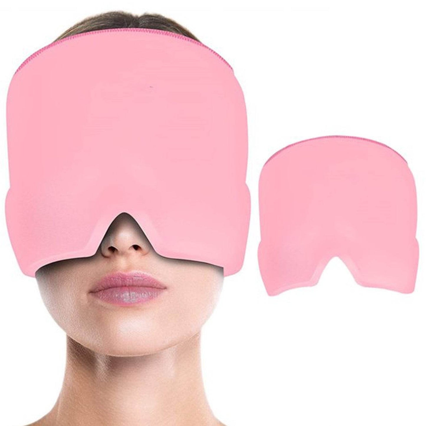 Headache Relief Hat Migraine Cap, Wearable Migraine Mask Ice Head Wrap for Tension Headache, Puffy Eyes, Sinus Headache & Stress Relief - infinityexculsivestore.com