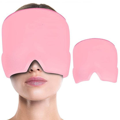 Headache Relief Hat Migraine Cap, Wearable Migraine Mask Ice Head Wrap for Tension Headache, Puffy Eyes, Sinus Headache & Stress Relief - infinityexculsivestore.com