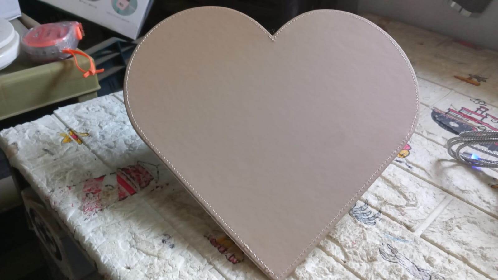 Heart Shape Board For Art and Thick Pad of Heart Shape for Art - infinityexculsivestore.com