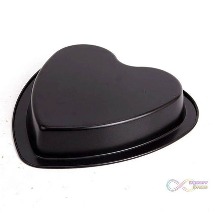 Heart Shape Cake Mould Non Stick Steel 1 kg Cake Baking Tray ( 23cm) - infinityexculsivestore.com