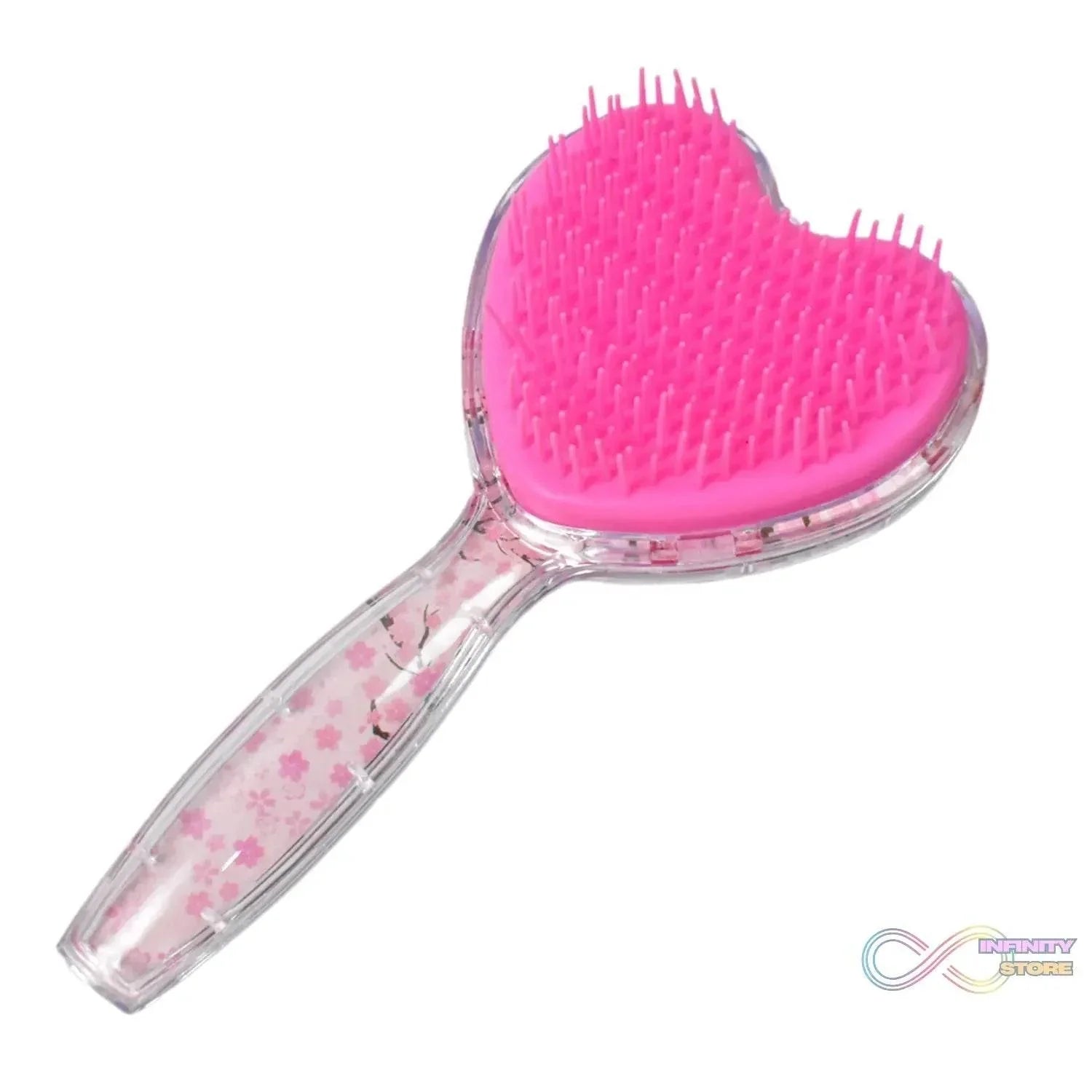 Heart Shape Hair Brush Massage Shower Comb (1 Pc) - infinityexculsivestore.com