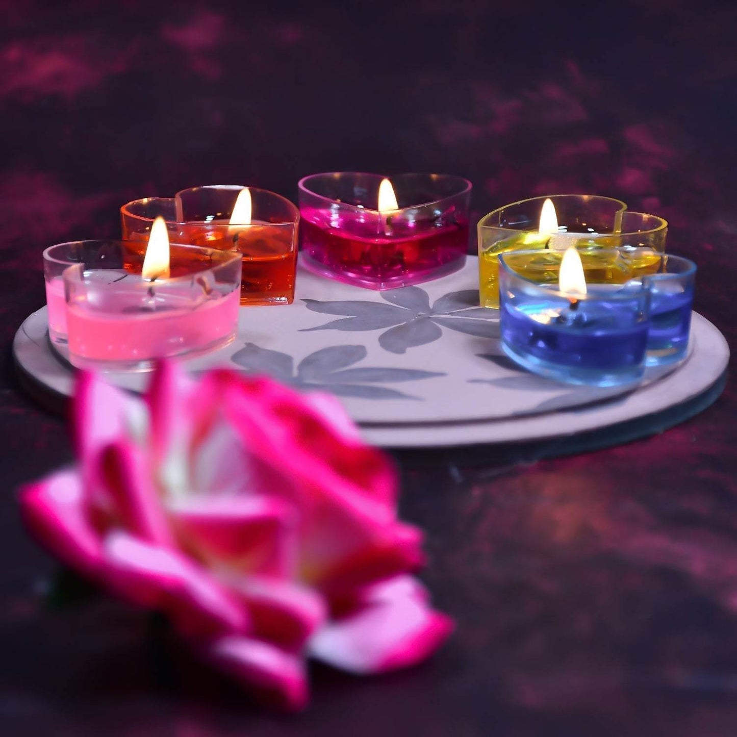 Heart Shape Wax Scented Candles. (Pack of 20 pcs) - infinityexculsivestore.com