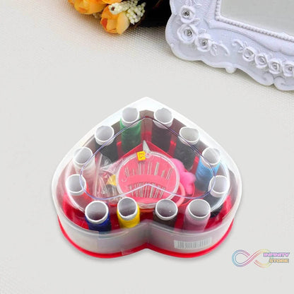 Heart-Shaped Sewing Box Multi-Functional Convenient Sewing Tools - infinityexculsivestore.com