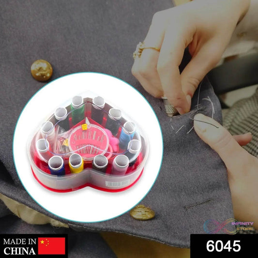 Heart-Shaped Sewing Box Multi-Functional Convenient Sewing Tools - infinityexculsivestore.com