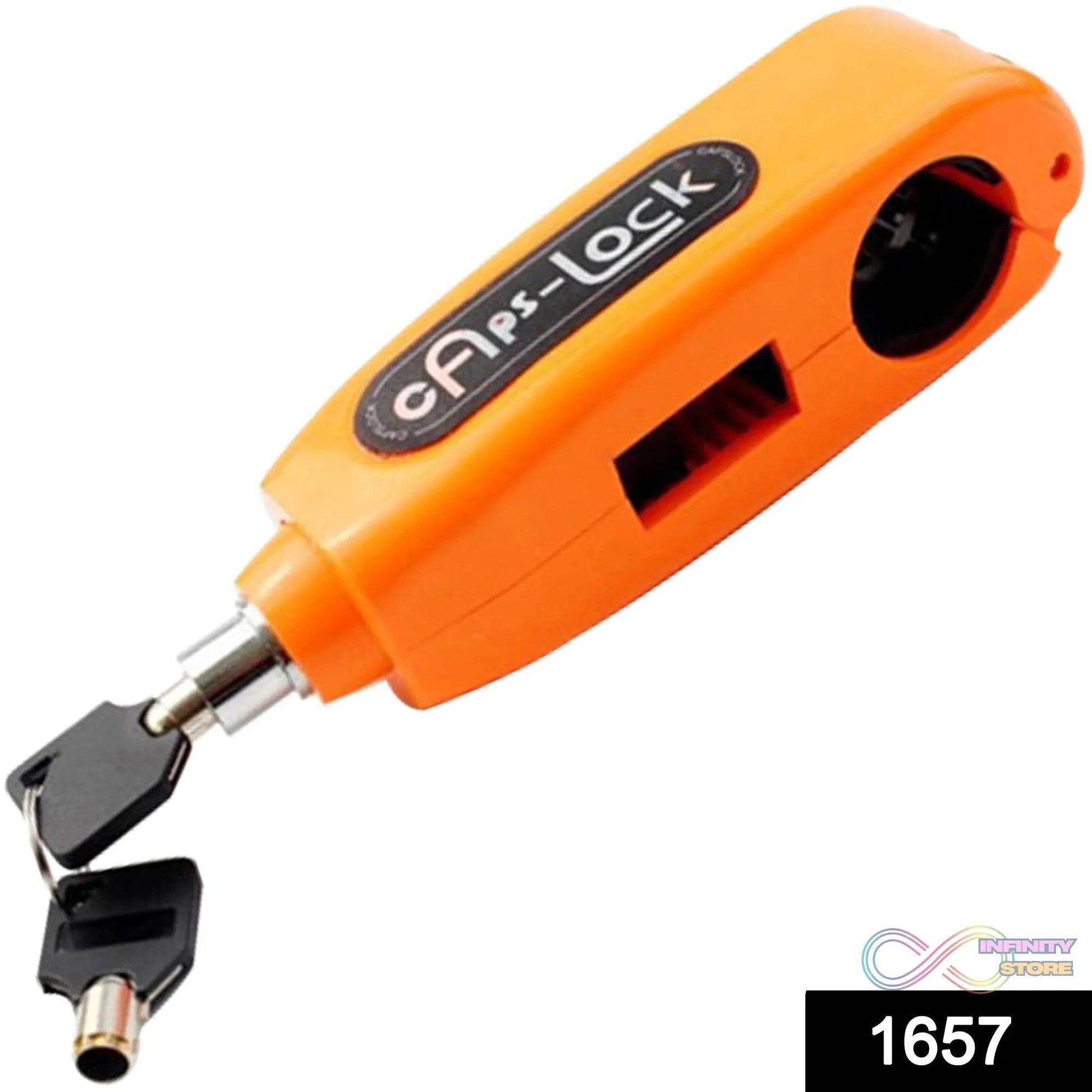 Heavy Duty Bike Brake Lock - Secure Locking System with Handlebar and Brake Lever Grip - infinityexculsivestore.com