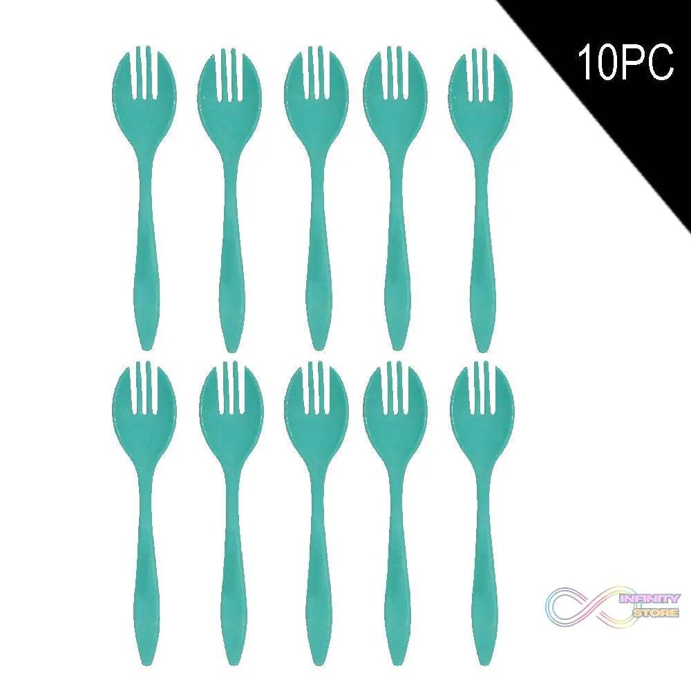 Heavy Duty Dinner Table Forks for Home Kitchen (Pack of 10) - infinityexculsivestore.com