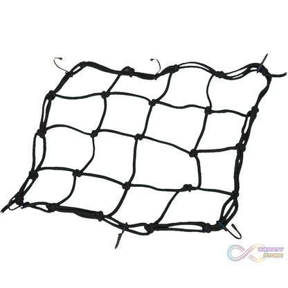Heavy-Duty Elastic Bungee Cargo Net Mesh Holder - 4 Adjustable Hooks for Motorcycle Tank and Helmet, Octopus Holder for Backpacks and Helmets - infinityexculsivestore.com