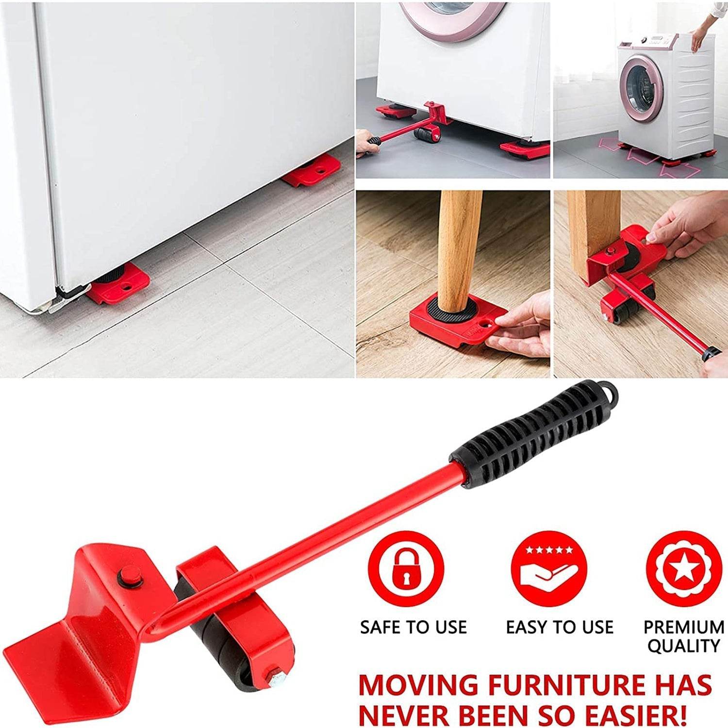 Heavy - Duty Furniture Lifter & Shifting Tool - infinityexculsivestore.com