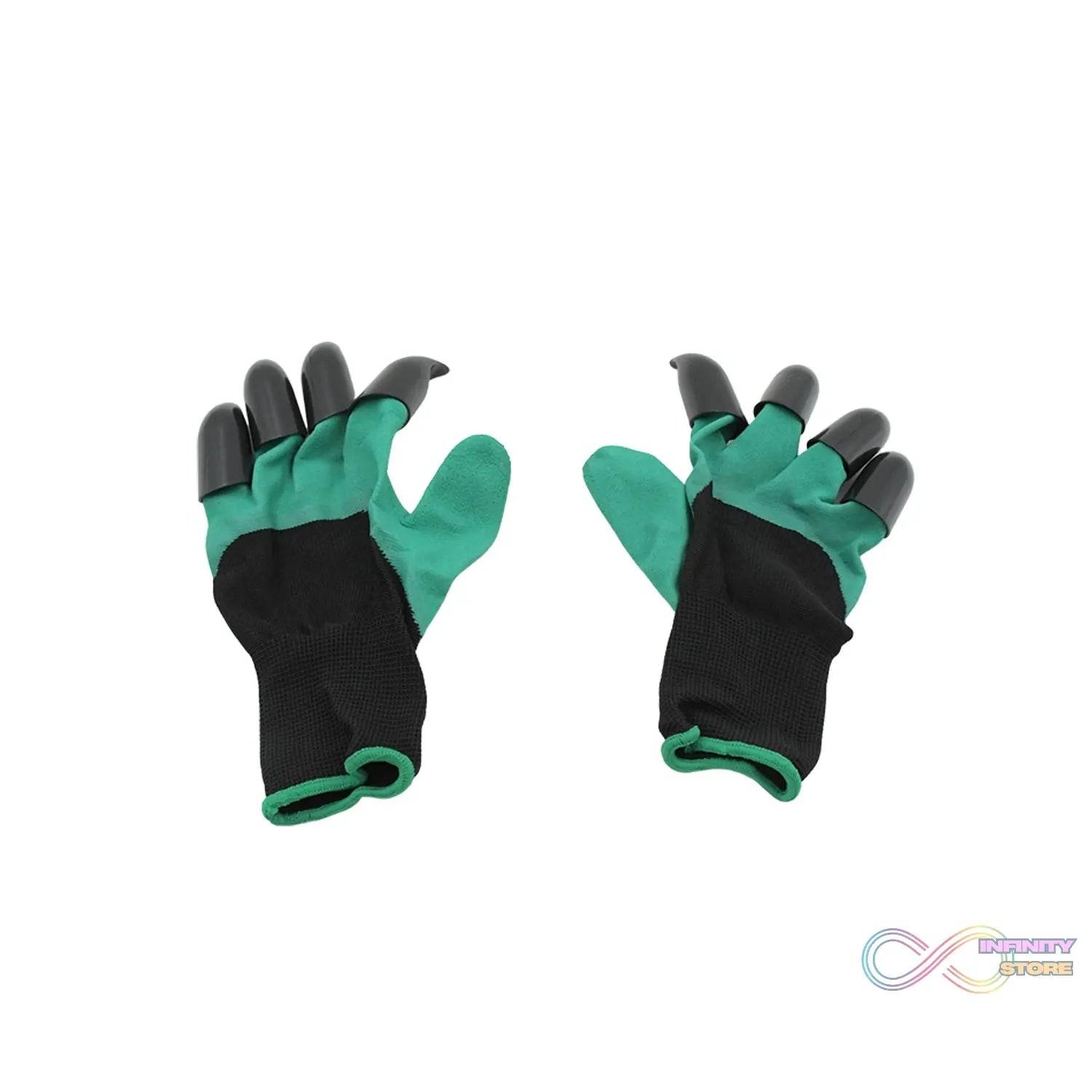 Heavy Duty Garden Gloves with Claws (Washable): 1 Pair (Mix Color) - infinityexculsivestore.com