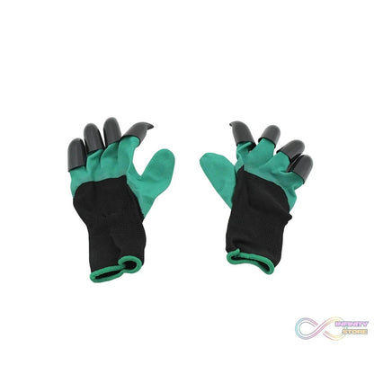 Heavy Duty Garden Gloves with Claws (Washable): 1 Pair (Mix Color) - infinityexculsivestore.com