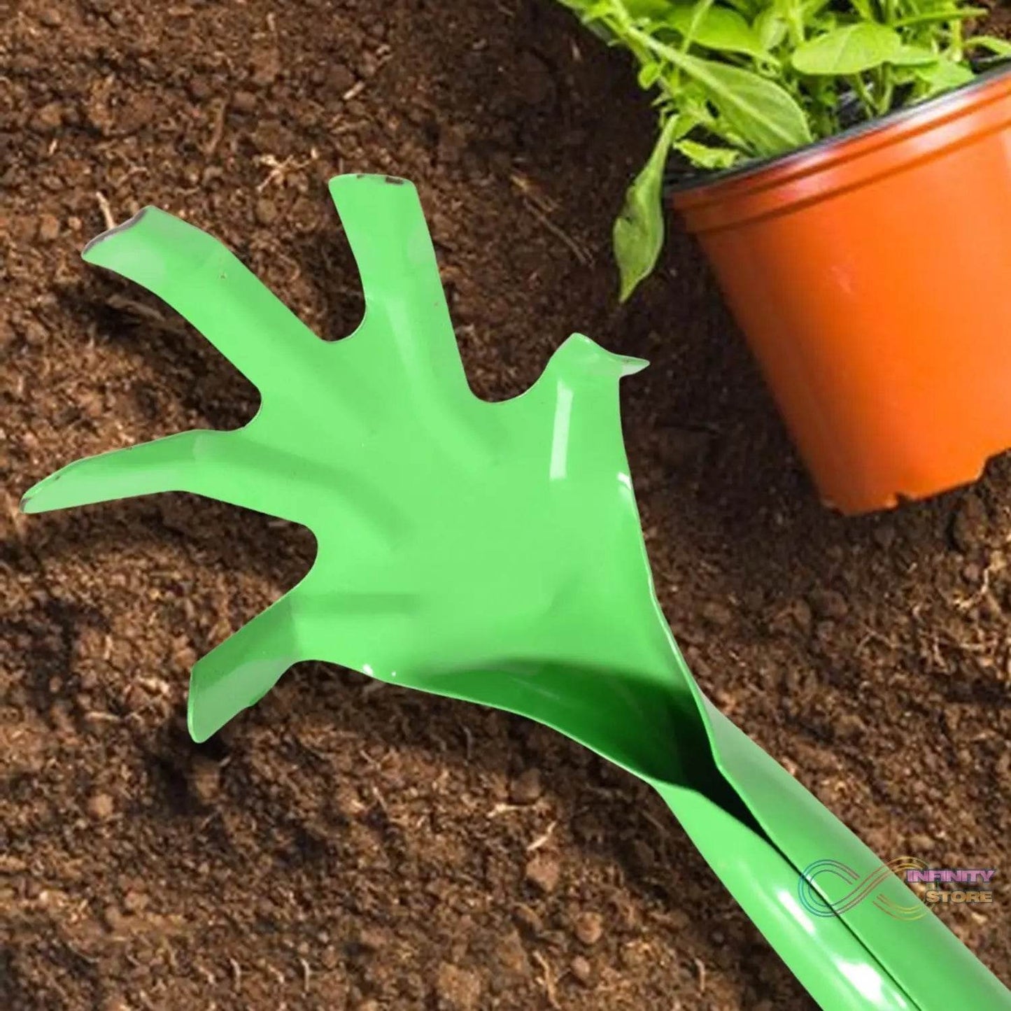 Heavy Duty Garden Tools, Gardening Metal Hand Cultivator Tools for Home Garden, Indoor and Outdoor Gardening for Plants, Agriculture, and Soil Tools (1 Pc)   - infinityexculsivestore.com