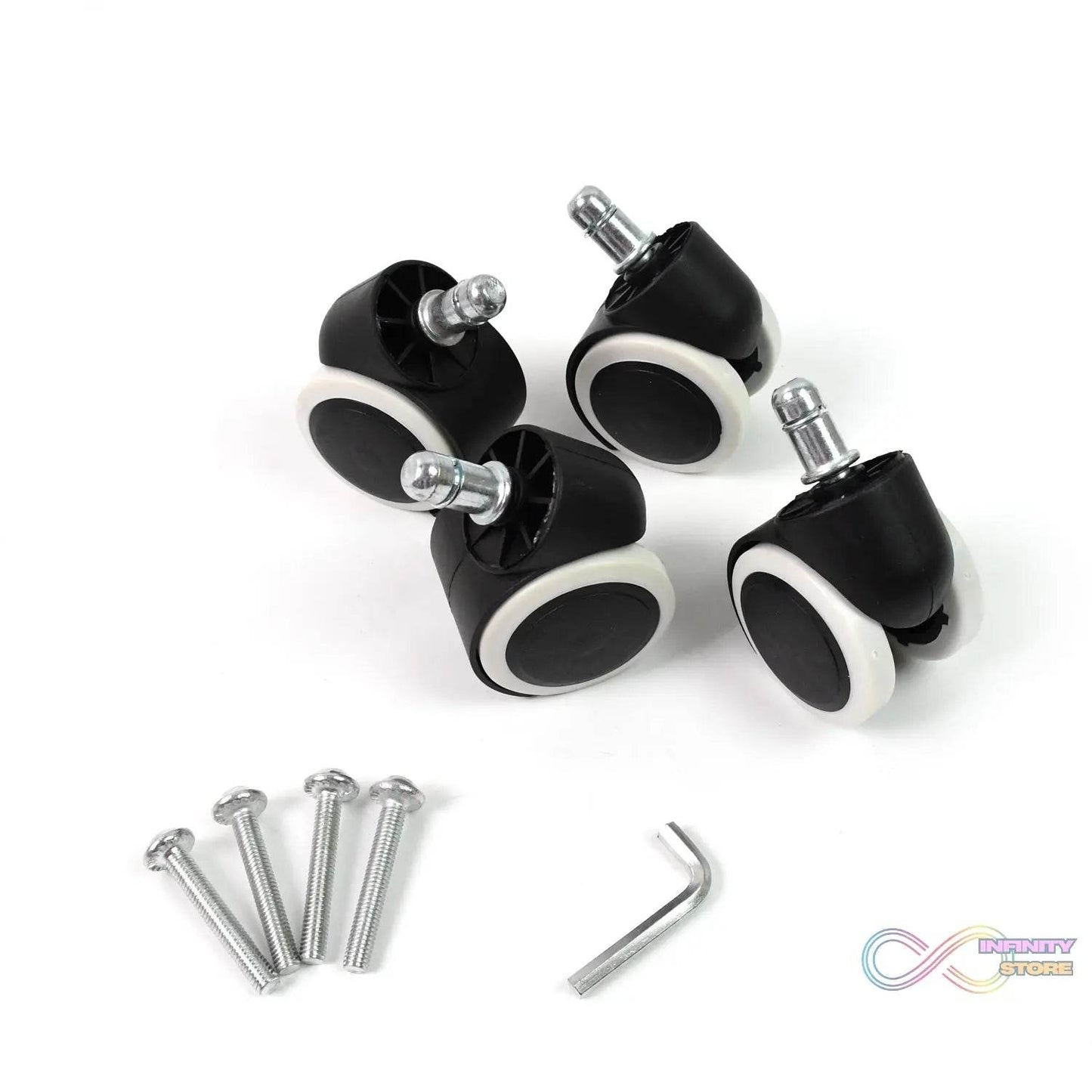 Heavy Duty Round Rolling Stool with Wheels Pedicure Stool (1 pc) - infinityexculsivestore.com