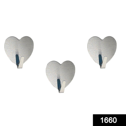 Heavy Duty Self Adhesive Hook Sticky (Pack of 3) - infinityexculsivestore.com
