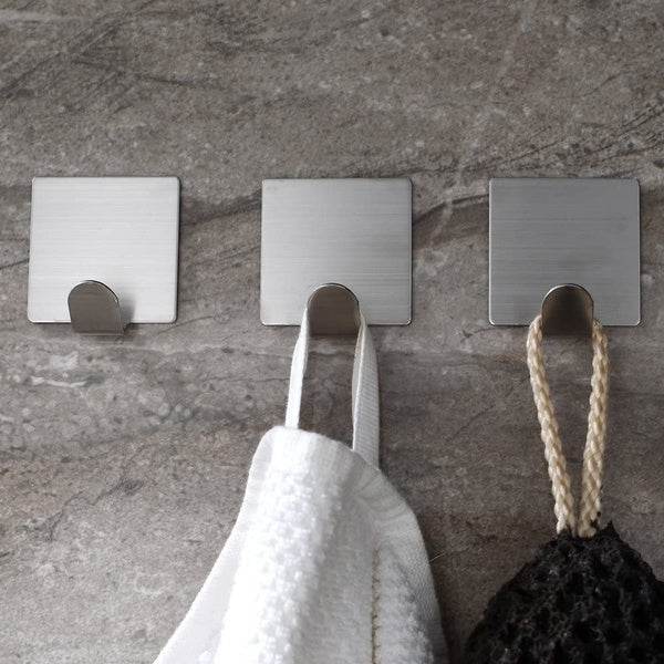 Heavy Duty Self Adhesive Hook Sticky (Pack of 3) - infinityexculsivestore.com