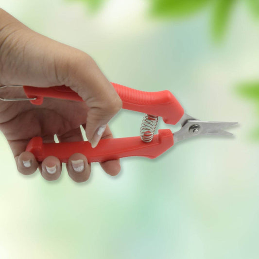 Heavy Duty Stainless Steel Cutter, Non‑slip Trimming Scissors Durable Not Easy To Wear for Gardening Pruning Of Fruit Trees Flowers and Plants (With Plastic Packing) - infinityexculsivestore.com