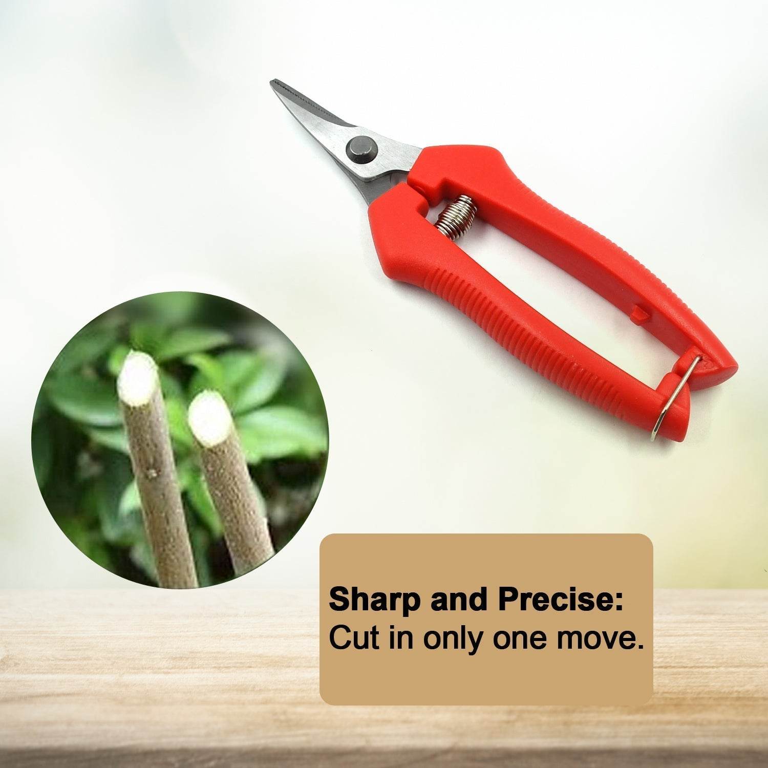 Heavy Duty Stainless Steel Cutter, Non‑slip Trimming Scissors Durable Not Easy To Wear for Gardening Pruning Of Fruit Trees Flowers and Plants (With Plastic Packing) - infinityexculsivestore.com