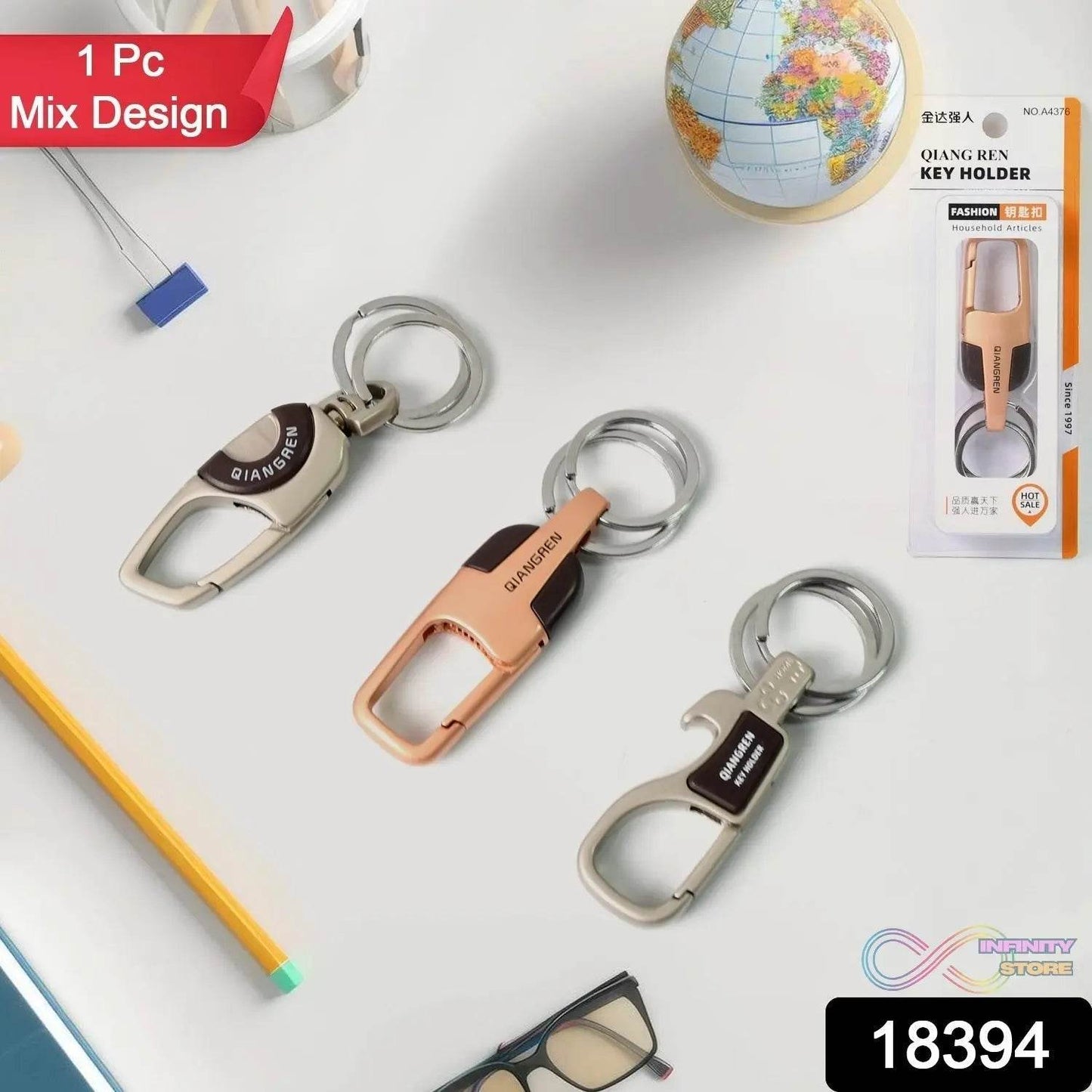 Heavy Duty Stainless Steel Luxury Car, Bikes Key Holder, Keychain, Key chain (1 Pc / Mix Design) - infinityexculsivestore.com