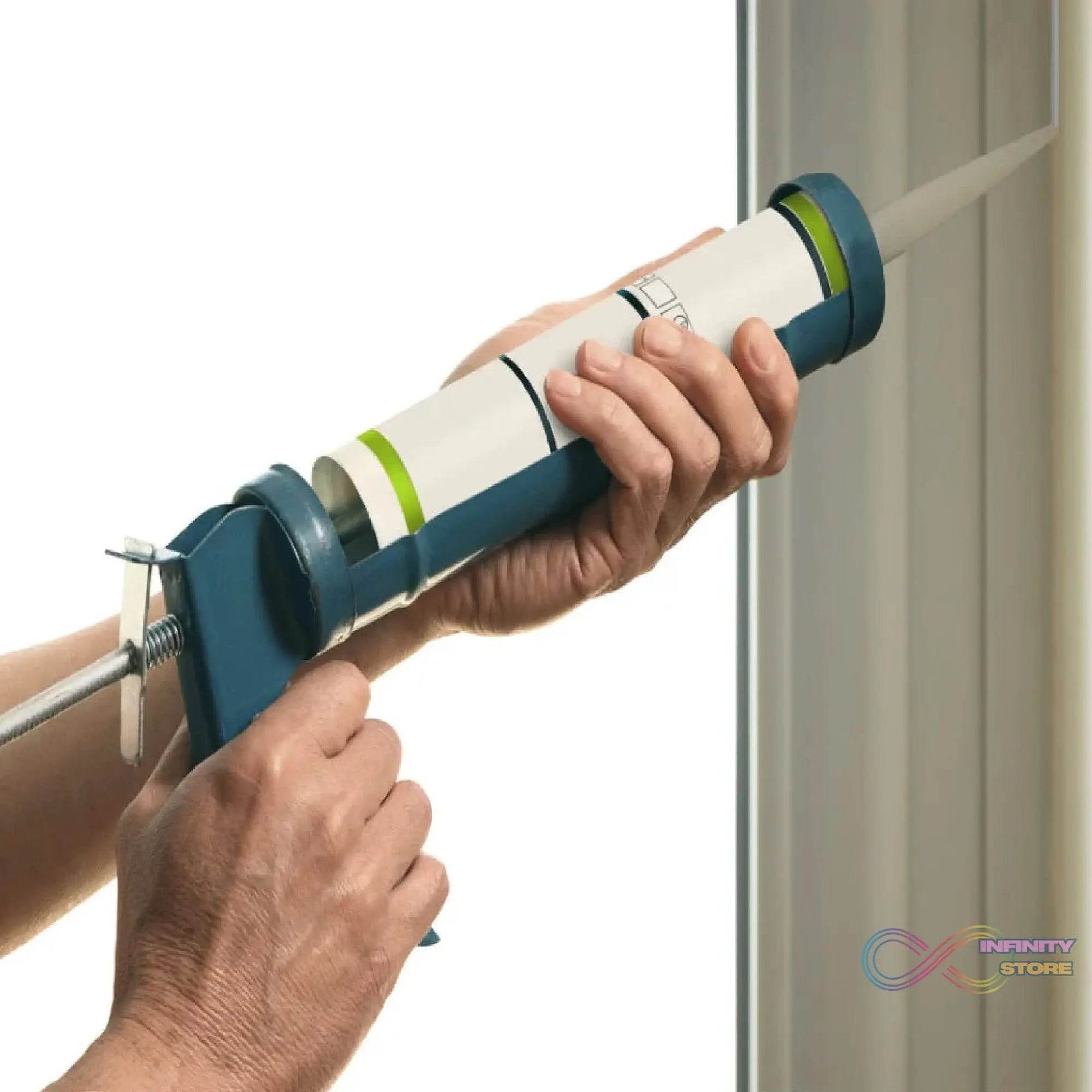 Heavy Duty Steel Silicon Sealant Caulking Gun - infinityexculsivestore.com