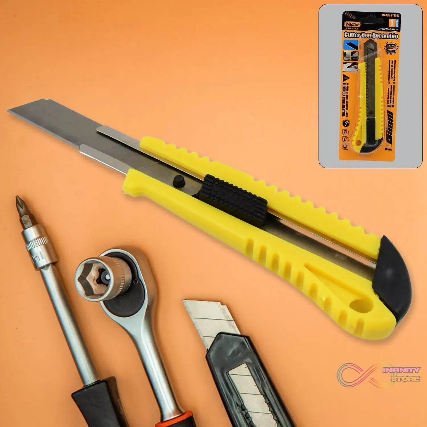 Heavy Duty, Working Cutter Knife (1 Pc) - infinityexculsivestore.com