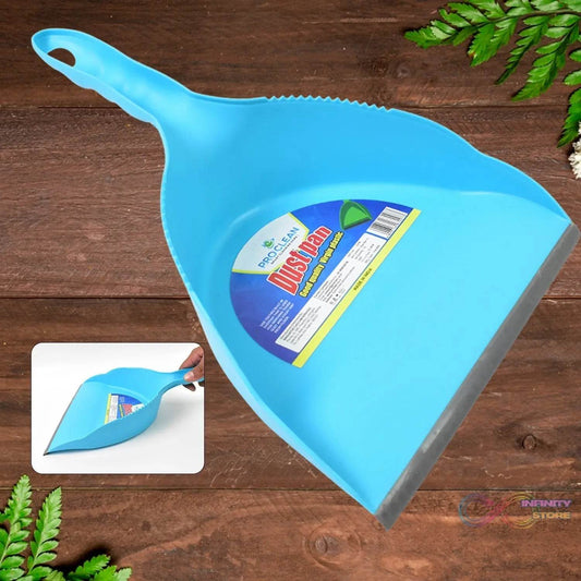 Heavy Plastic Dustpan with Handle (1 Pc) - infinityexculsivestore.com